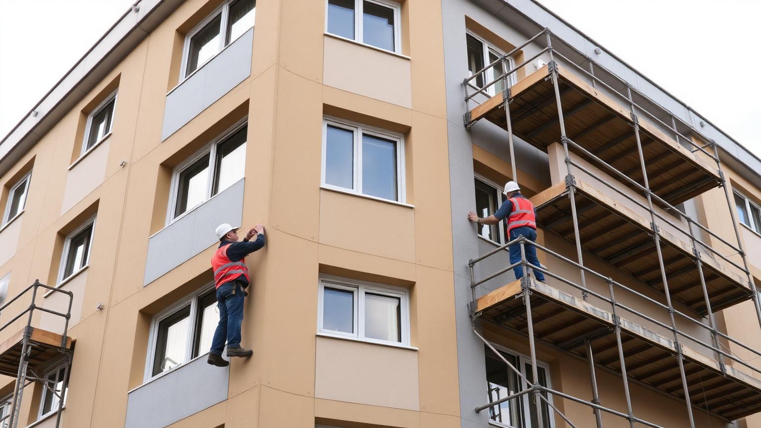 Homlokzati hőszigetelés – Merbo társasházkezelés Budapesten